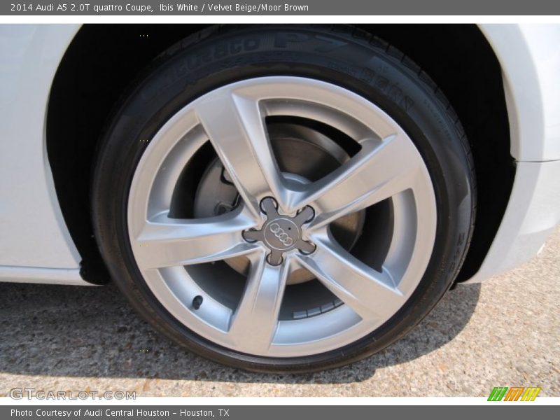 Ibis White / Velvet Beige/Moor Brown 2014 Audi A5 2.0T quattro Coupe