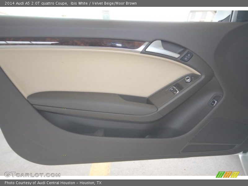 Ibis White / Velvet Beige/Moor Brown 2014 Audi A5 2.0T quattro Coupe