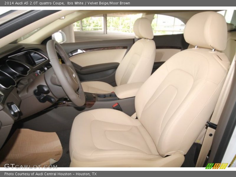 Ibis White / Velvet Beige/Moor Brown 2014 Audi A5 2.0T quattro Coupe