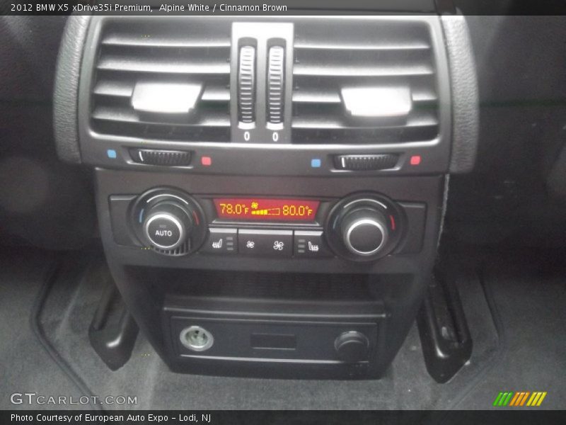 Alpine White / Cinnamon Brown 2012 BMW X5 xDrive35i Premium
