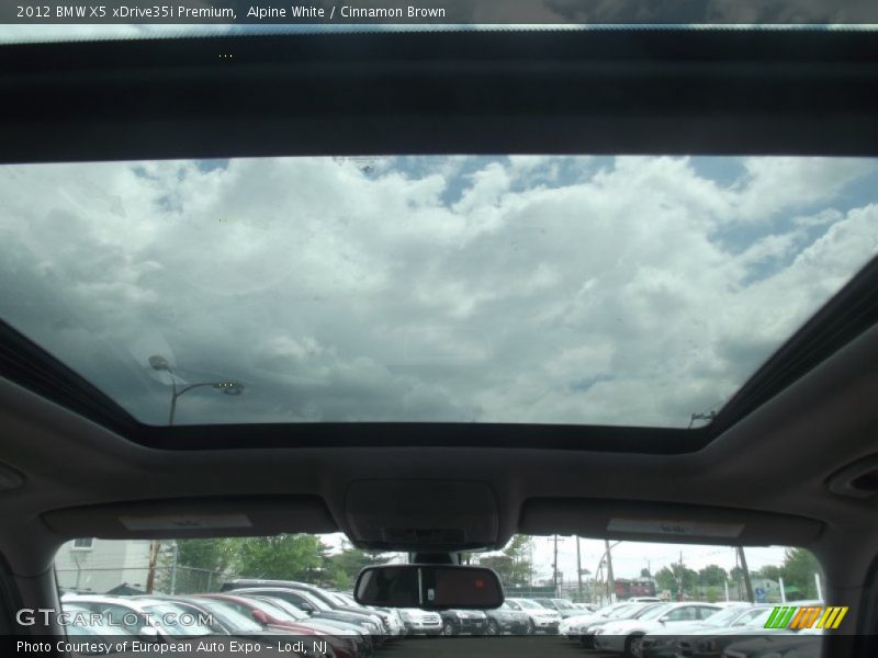 Alpine White / Cinnamon Brown 2012 BMW X5 xDrive35i Premium