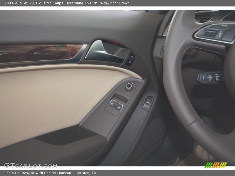 Ibis White / Velvet Beige/Moor Brown 2014 Audi A5 2.0T quattro Coupe