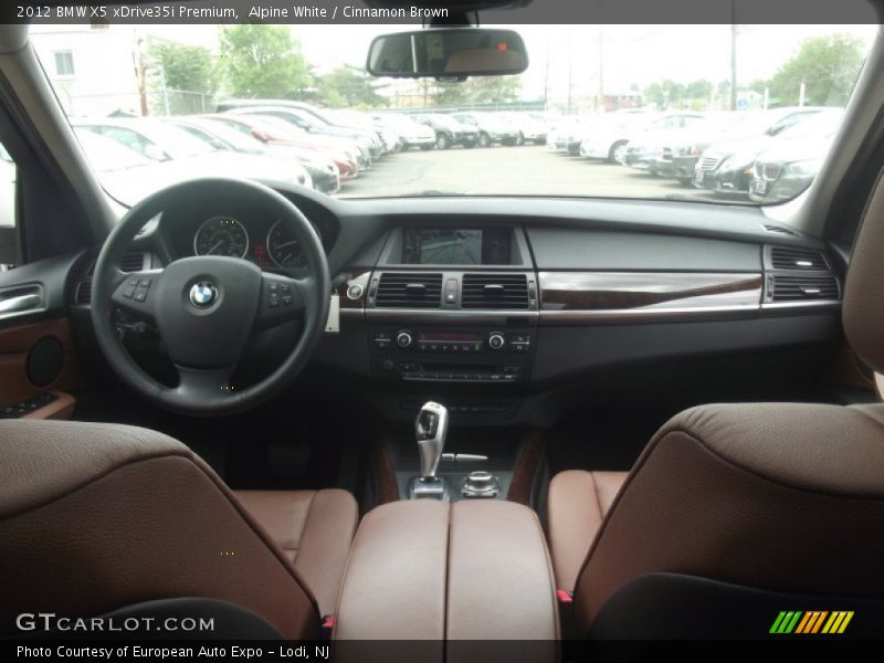 Alpine White / Cinnamon Brown 2012 BMW X5 xDrive35i Premium