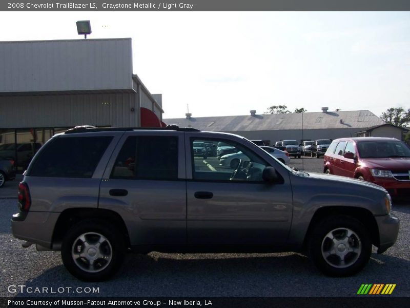 Graystone Metallic / Light Gray 2008 Chevrolet TrailBlazer LS