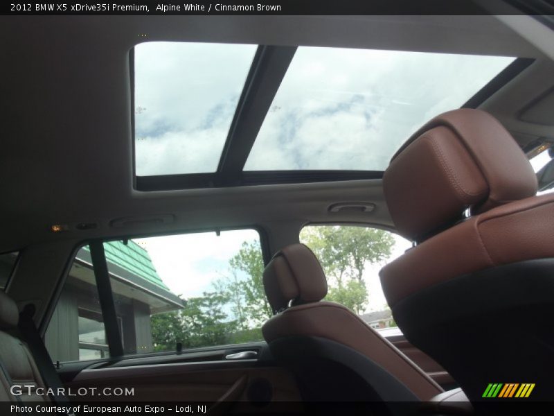 Alpine White / Cinnamon Brown 2012 BMW X5 xDrive35i Premium