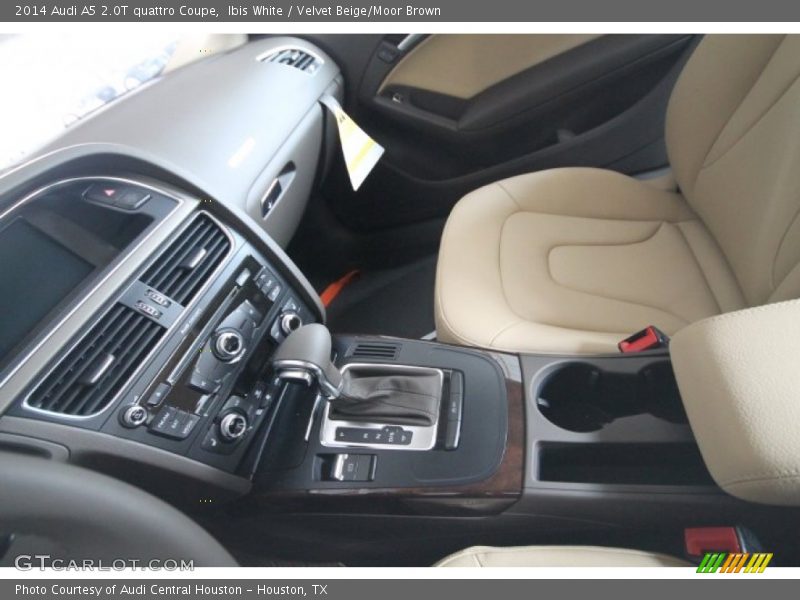Ibis White / Velvet Beige/Moor Brown 2014 Audi A5 2.0T quattro Coupe