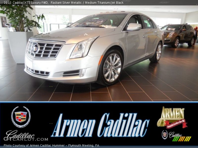 Radiant Silver Metallic / Medium Titanium/Jet Black 2013 Cadillac XTS Luxury FWD