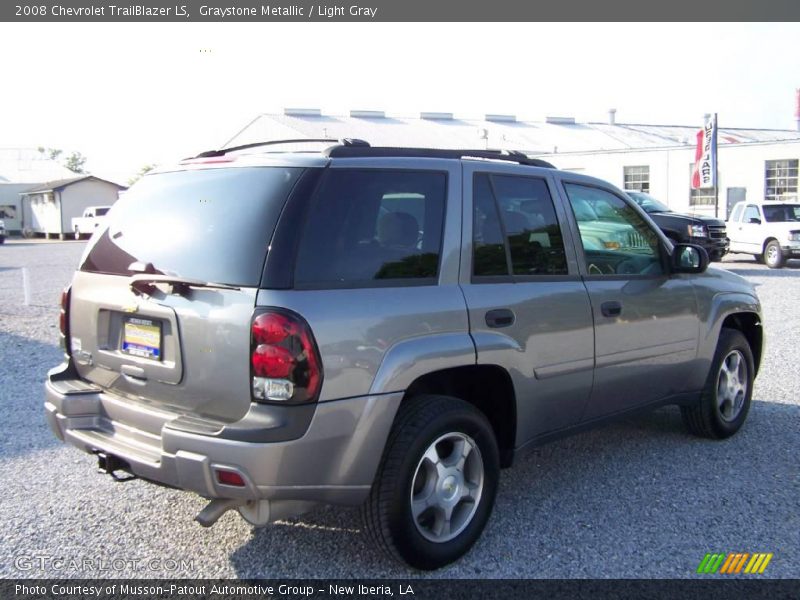 Graystone Metallic / Light Gray 2008 Chevrolet TrailBlazer LS