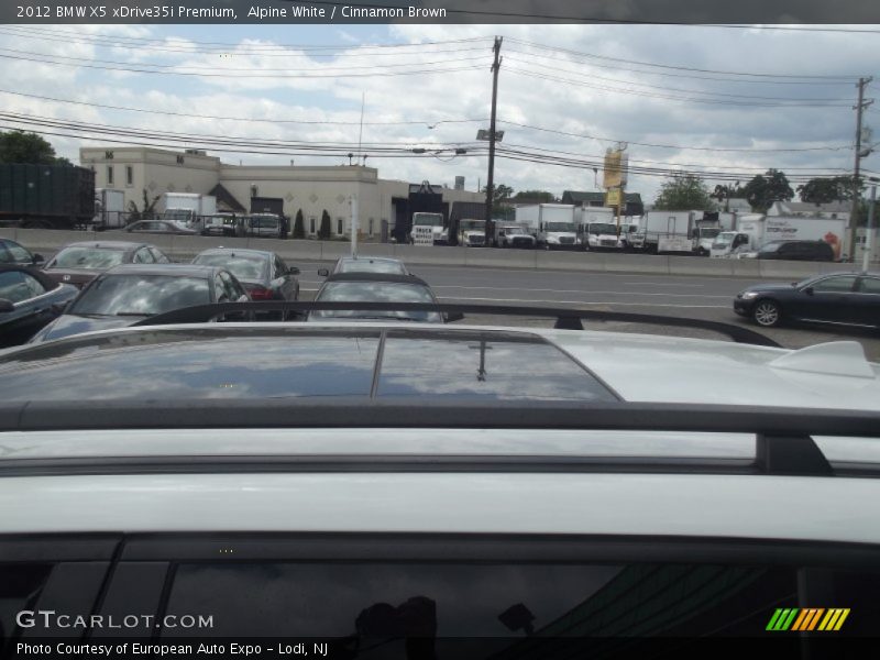 Alpine White / Cinnamon Brown 2012 BMW X5 xDrive35i Premium