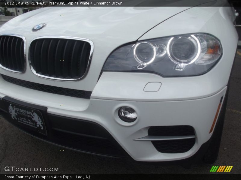 Alpine White / Cinnamon Brown 2012 BMW X5 xDrive35i Premium
