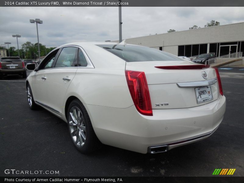 White Diamond Tricoat / Shale/Cocoa 2014 Cadillac XTS Luxury FWD