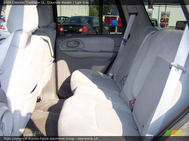 Graystone Metallic / Light Gray 2008 Chevrolet TrailBlazer LS