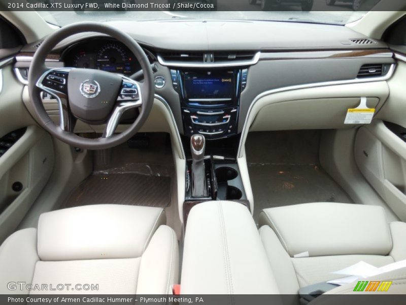 White Diamond Tricoat / Shale/Cocoa 2014 Cadillac XTS Luxury FWD