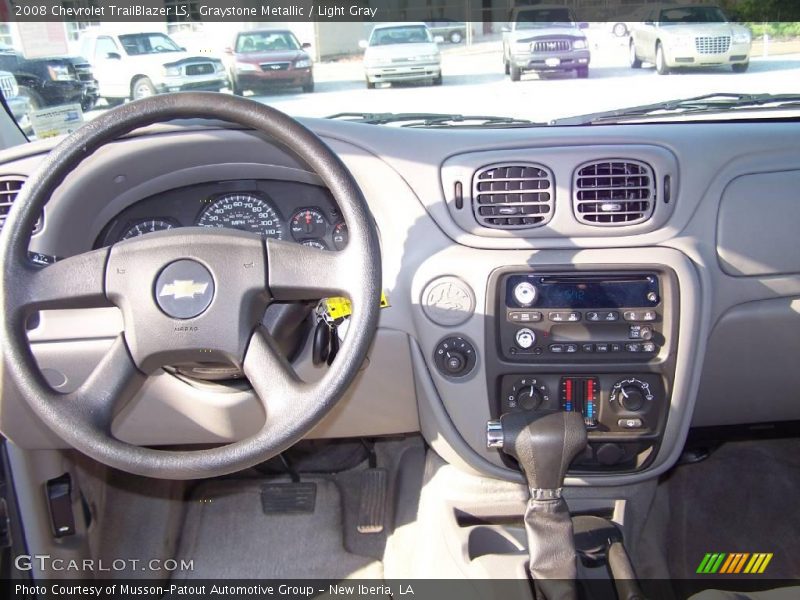 Graystone Metallic / Light Gray 2008 Chevrolet TrailBlazer LS