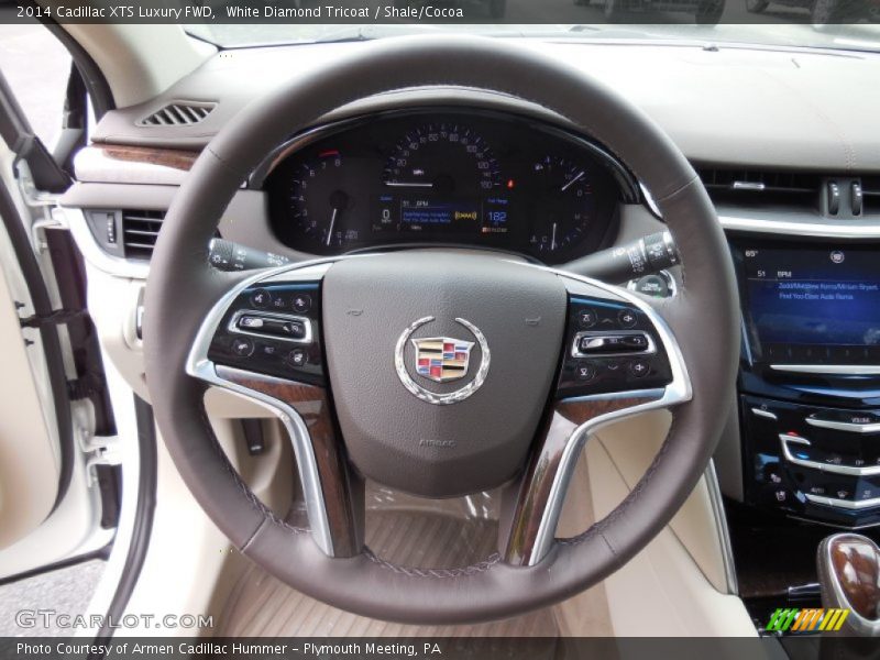 White Diamond Tricoat / Shale/Cocoa 2014 Cadillac XTS Luxury FWD