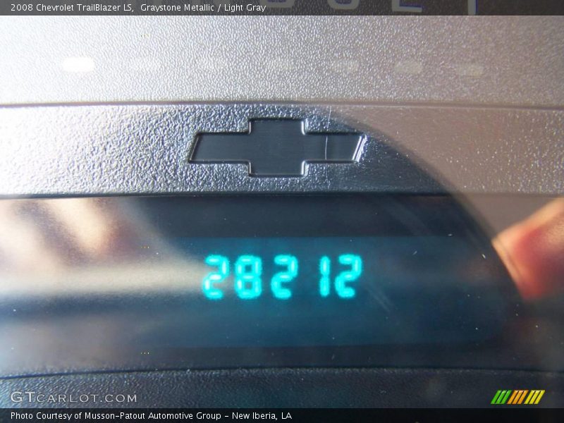 Graystone Metallic / Light Gray 2008 Chevrolet TrailBlazer LS