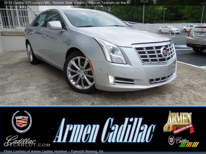 Radiant Silver Metallic / Medium Titanium/Jet Black 2014 Cadillac XTS Luxury FWD