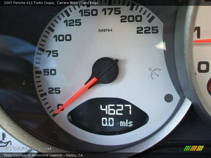 Carrara White / Sand Beige 2007 Porsche 911 Turbo Coupe