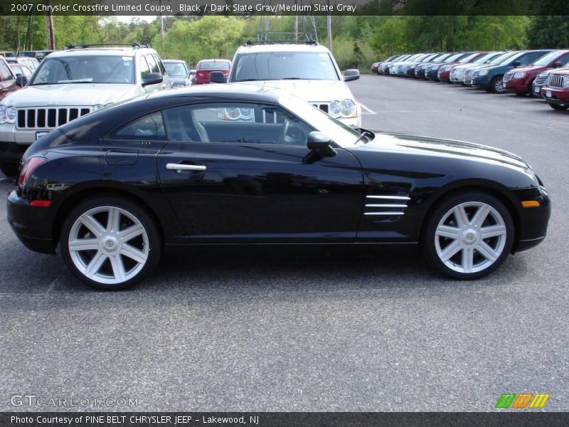 Black / Dark Slate Gray/Medium Slate Gray 2007 Chrysler Crossfire Limited Coupe