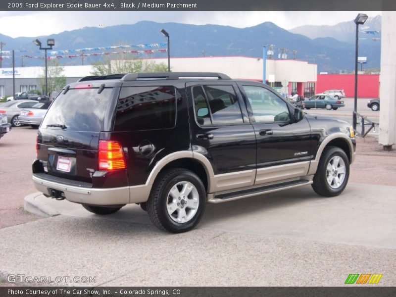 Black / Medium Parchment 2005 Ford Explorer Eddie Bauer 4x4