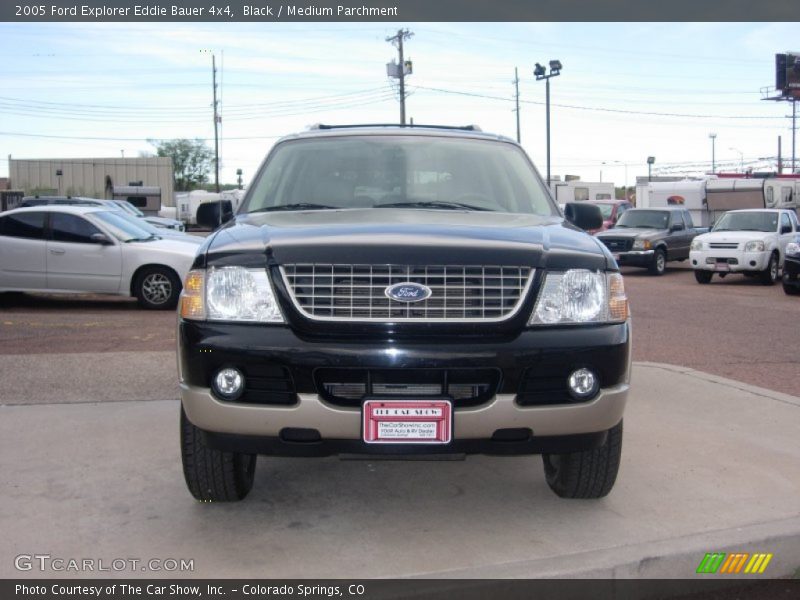Black / Medium Parchment 2005 Ford Explorer Eddie Bauer 4x4