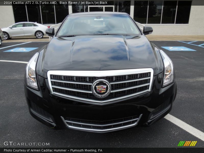 Black Raven / Jet Black/Jet Black 2014 Cadillac ATS 2.0L Turbo AWD