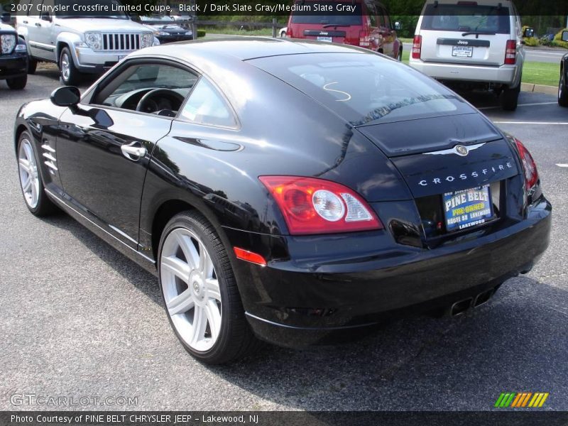 Black / Dark Slate Gray/Medium Slate Gray 2007 Chrysler Crossfire Limited Coupe