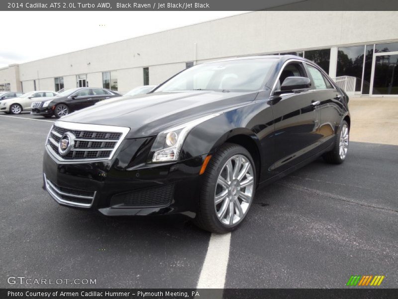 Black Raven / Jet Black/Jet Black 2014 Cadillac ATS 2.0L Turbo AWD