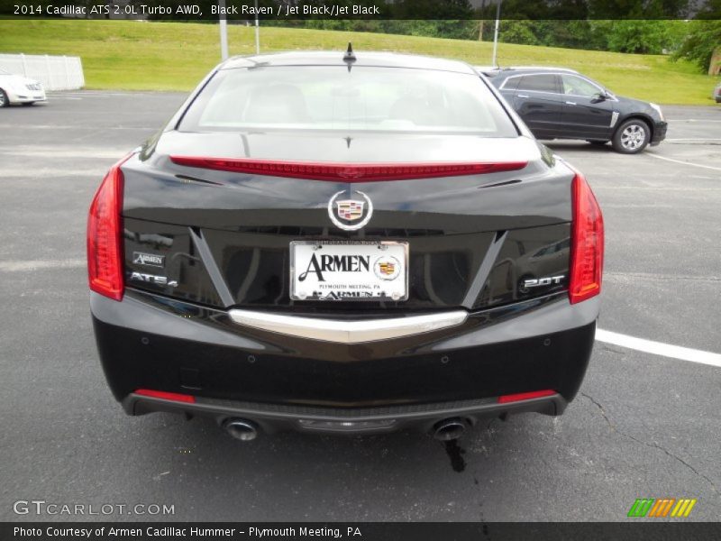 Black Raven / Jet Black/Jet Black 2014 Cadillac ATS 2.0L Turbo AWD