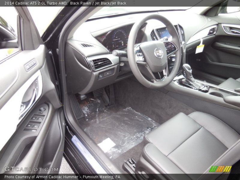 Black Raven / Jet Black/Jet Black 2014 Cadillac ATS 2.0L Turbo AWD