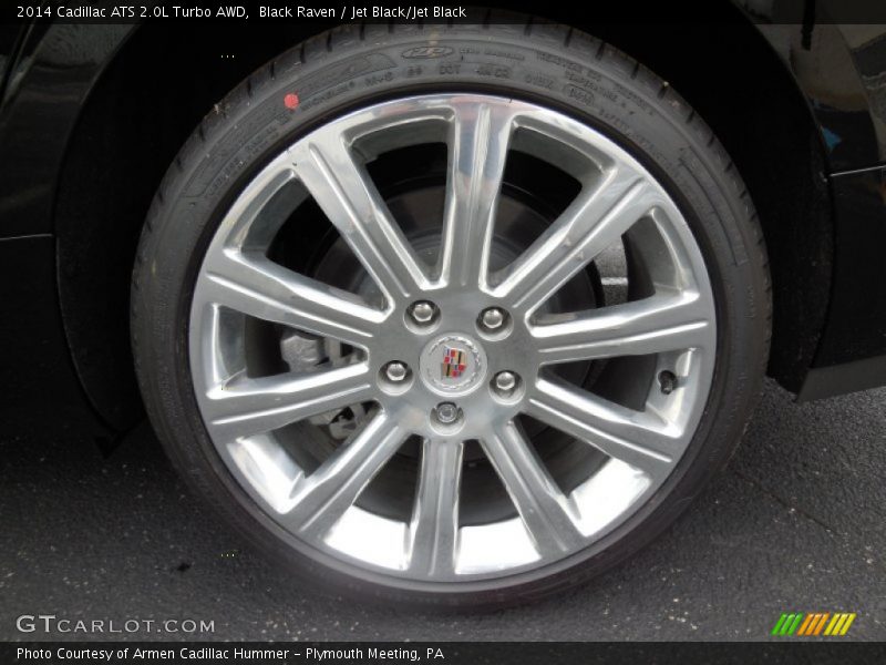 Black Raven / Jet Black/Jet Black 2014 Cadillac ATS 2.0L Turbo AWD