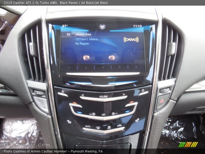 Black Raven / Jet Black/Jet Black 2014 Cadillac ATS 2.0L Turbo AWD