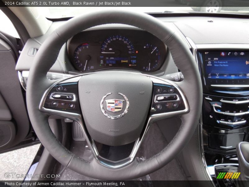 Black Raven / Jet Black/Jet Black 2014 Cadillac ATS 2.0L Turbo AWD