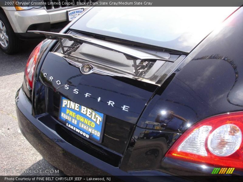 Black / Dark Slate Gray/Medium Slate Gray 2007 Chrysler Crossfire Limited Coupe