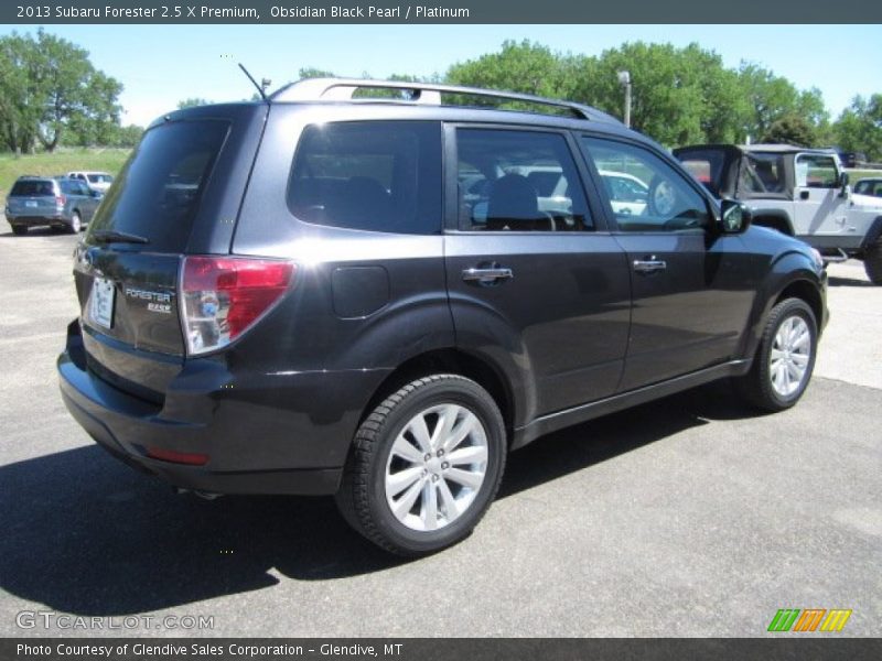 Obsidian Black Pearl / Platinum 2013 Subaru Forester 2.5 X Premium