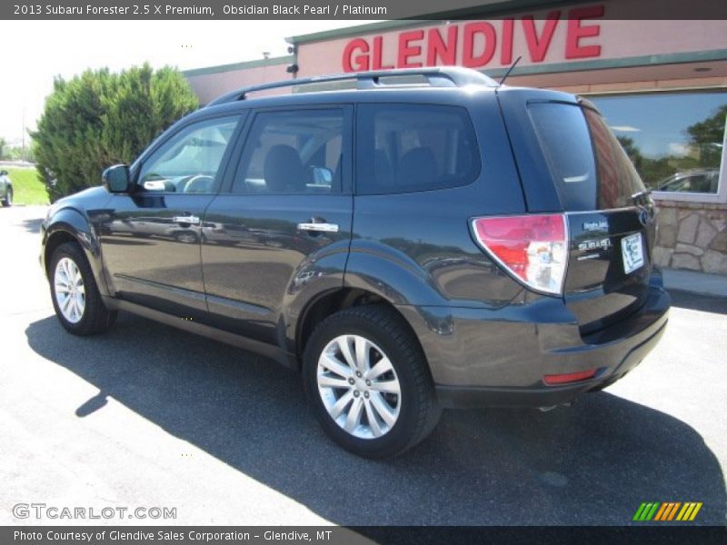 Obsidian Black Pearl / Platinum 2013 Subaru Forester 2.5 X Premium