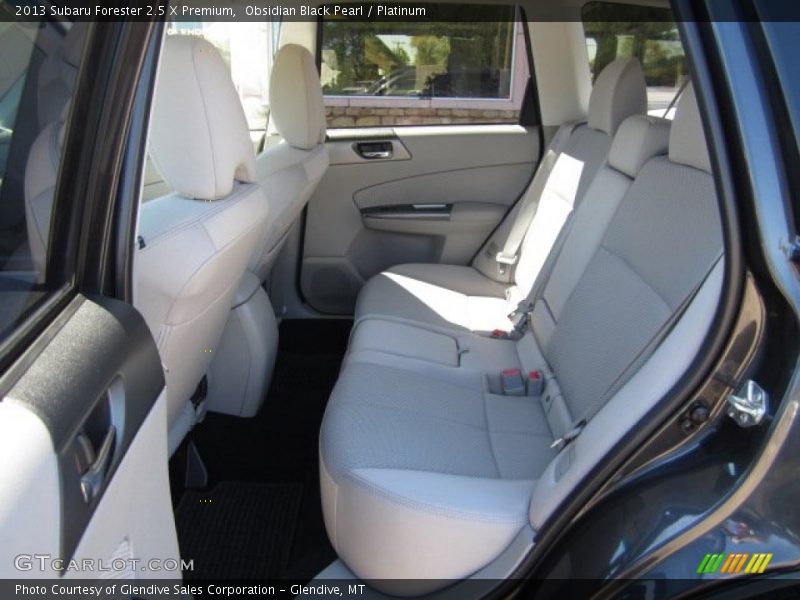 Obsidian Black Pearl / Platinum 2013 Subaru Forester 2.5 X Premium