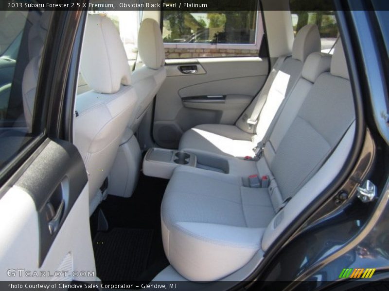 Obsidian Black Pearl / Platinum 2013 Subaru Forester 2.5 X Premium