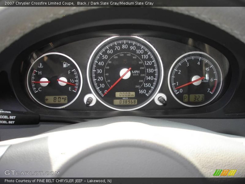 Black / Dark Slate Gray/Medium Slate Gray 2007 Chrysler Crossfire Limited Coupe