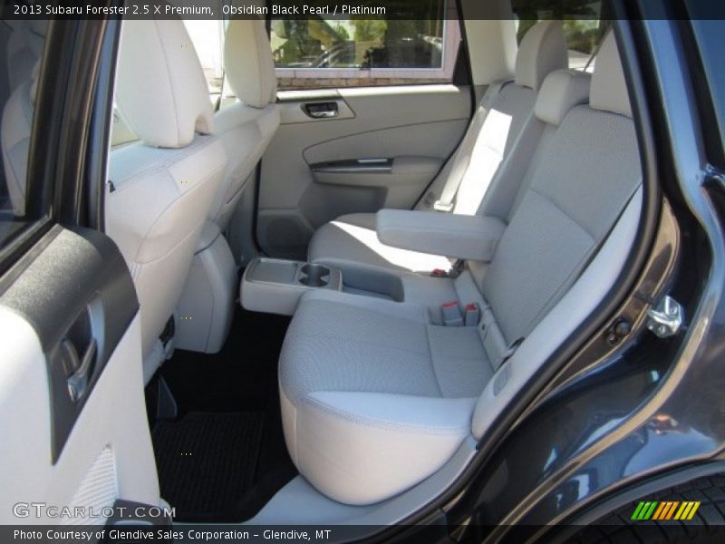 Obsidian Black Pearl / Platinum 2013 Subaru Forester 2.5 X Premium
