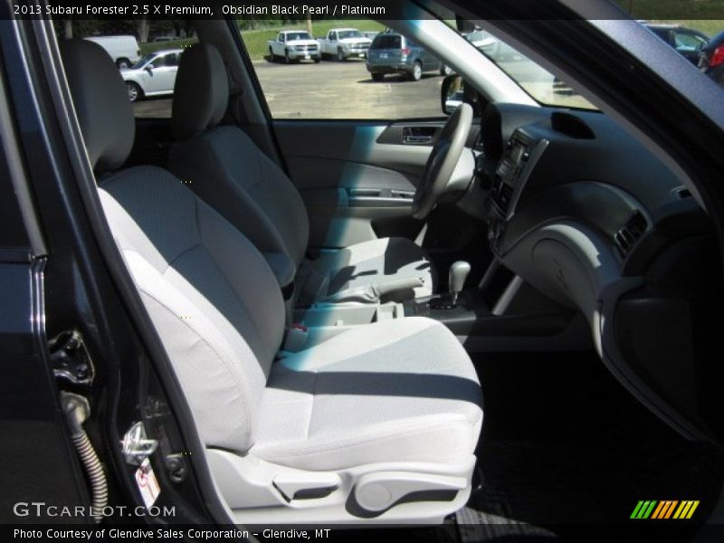 Obsidian Black Pearl / Platinum 2013 Subaru Forester 2.5 X Premium