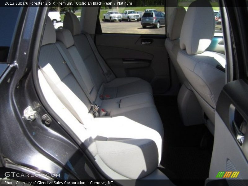 Obsidian Black Pearl / Platinum 2013 Subaru Forester 2.5 X Premium