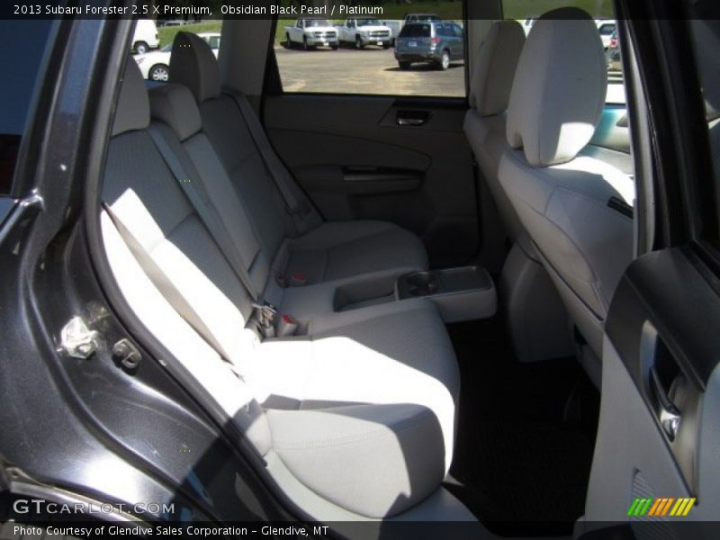 Obsidian Black Pearl / Platinum 2013 Subaru Forester 2.5 X Premium