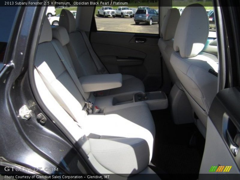 Obsidian Black Pearl / Platinum 2013 Subaru Forester 2.5 X Premium
