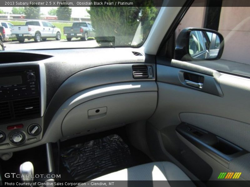 Obsidian Black Pearl / Platinum 2013 Subaru Forester 2.5 X Premium