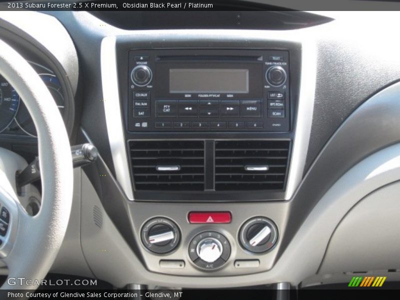 Obsidian Black Pearl / Platinum 2013 Subaru Forester 2.5 X Premium