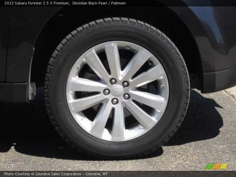 Obsidian Black Pearl / Platinum 2013 Subaru Forester 2.5 X Premium