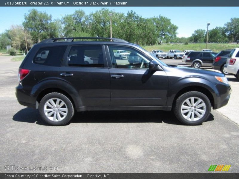 Obsidian Black Pearl / Platinum 2013 Subaru Forester 2.5 X Premium