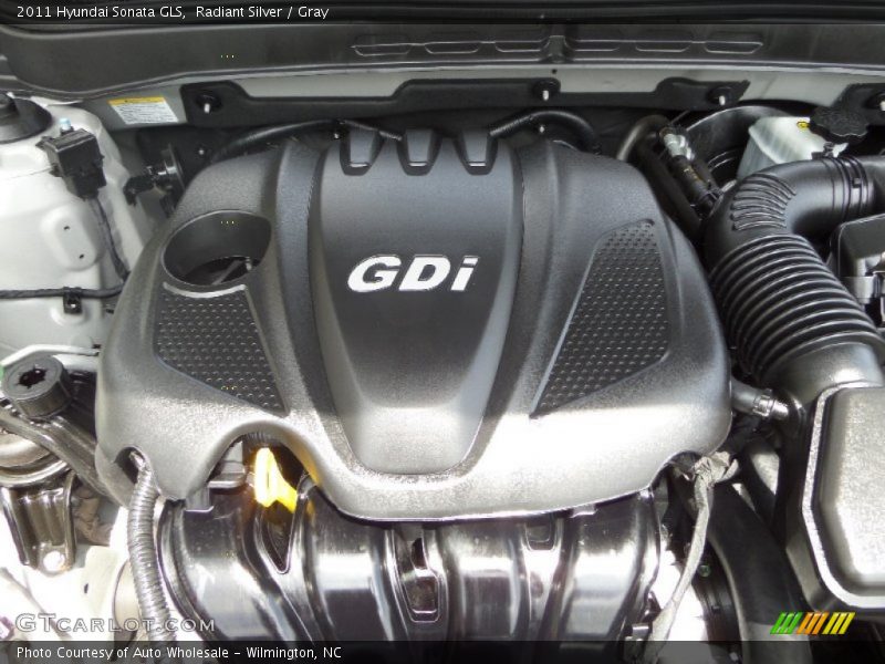 Radiant Silver / Gray 2011 Hyundai Sonata GLS