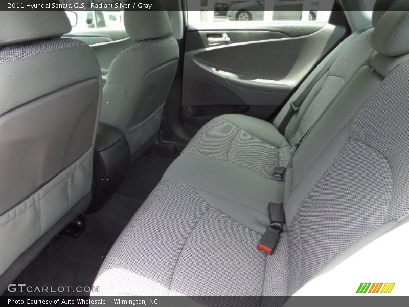Radiant Silver / Gray 2011 Hyundai Sonata GLS